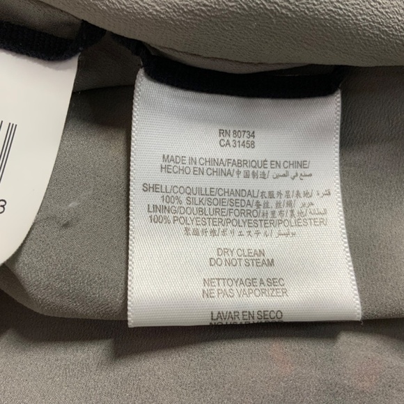 BCBGMAXAZRIA 100% Silk ‘Amalia’ Sleeveless Watercolour Print Peplum Dress Sz 0 - Picture 11 of 14